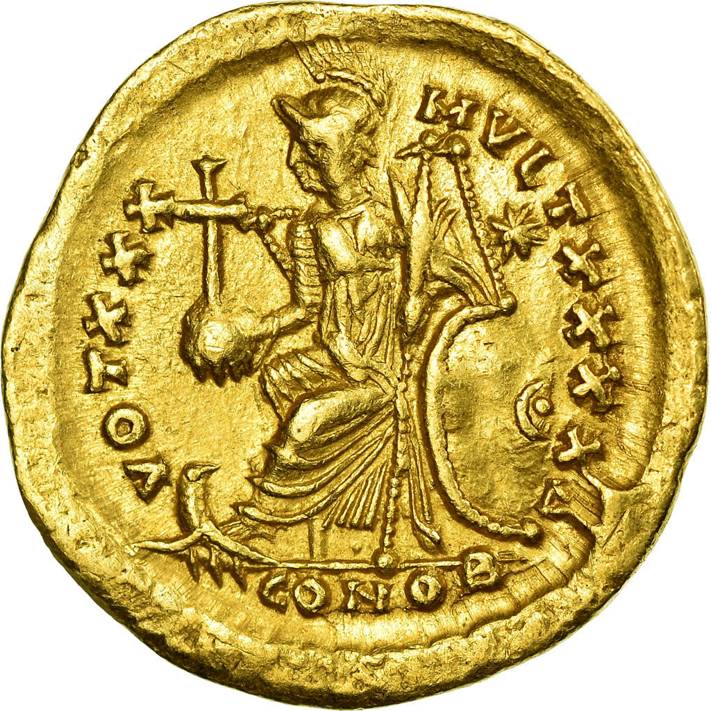 Coin, Theodosius II, Solidus, Constantinople, AU(50-53), Gold