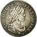 Munten, Frankrijk, Louis XIV, 1/4 Écu à la mèche courte, 1/4 Ecu, 1644