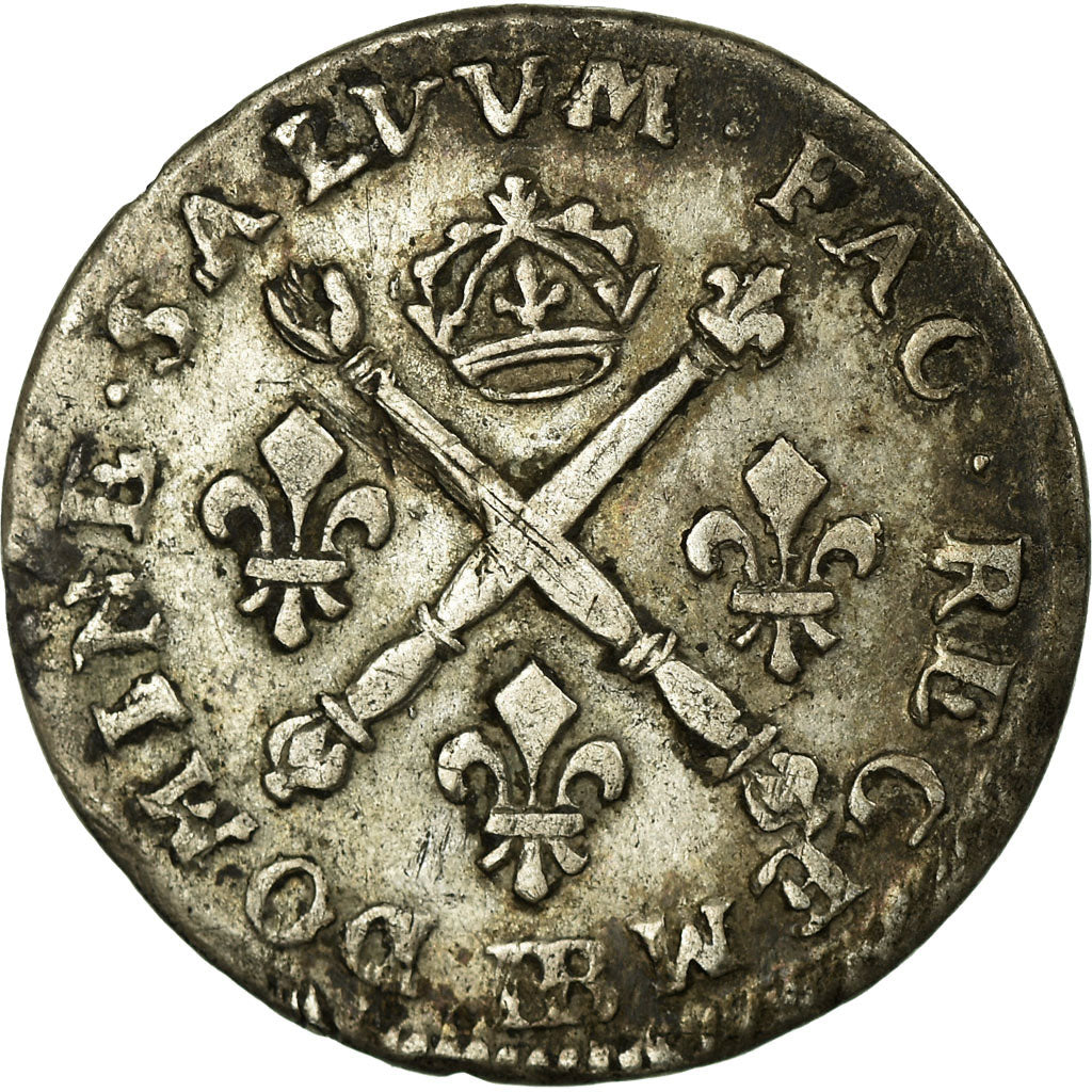 Monnaie, France, Louis XIV, 5 Sols aux insignes, 1703, Strasbourg