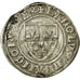 Monnaie, France, Charles VI, Blanc Guénar, La Rochelle, TTB, Billon