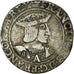 Coin, France, François Ier, Teston, Paris, 10th type, VF(30-35), Silver