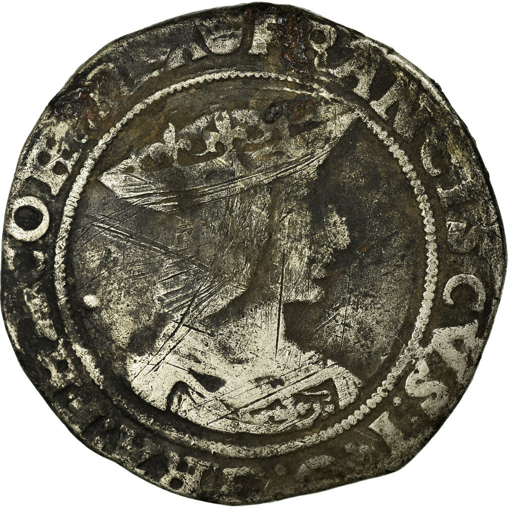 Coin, France, François Ier, Teston, F(12-15), Silver