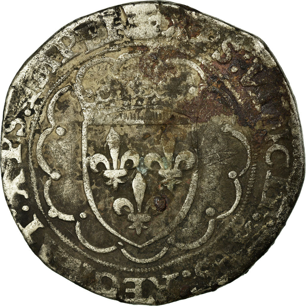 Coin, France, François Ier, Teston, F(12-15), Silver
