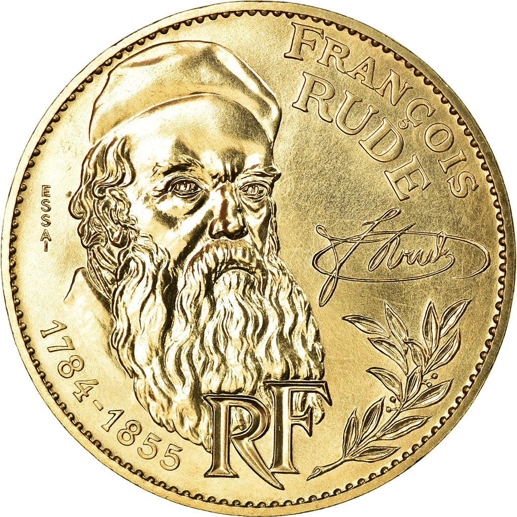 Coin, France, François Rude, 10 Francs, 1984, Paris, ESSAI, MS(65-70)