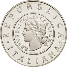 Coin, Italy, Lira, 2001, Rome, MS(65-70), Silver, KM:219