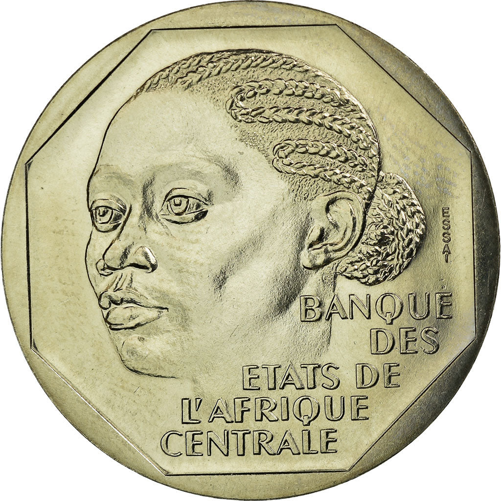 Coin, Congo Republic, 500 Francs, 1985, Paris, ESSAI, MS(65-70), Nickel, KM:E5