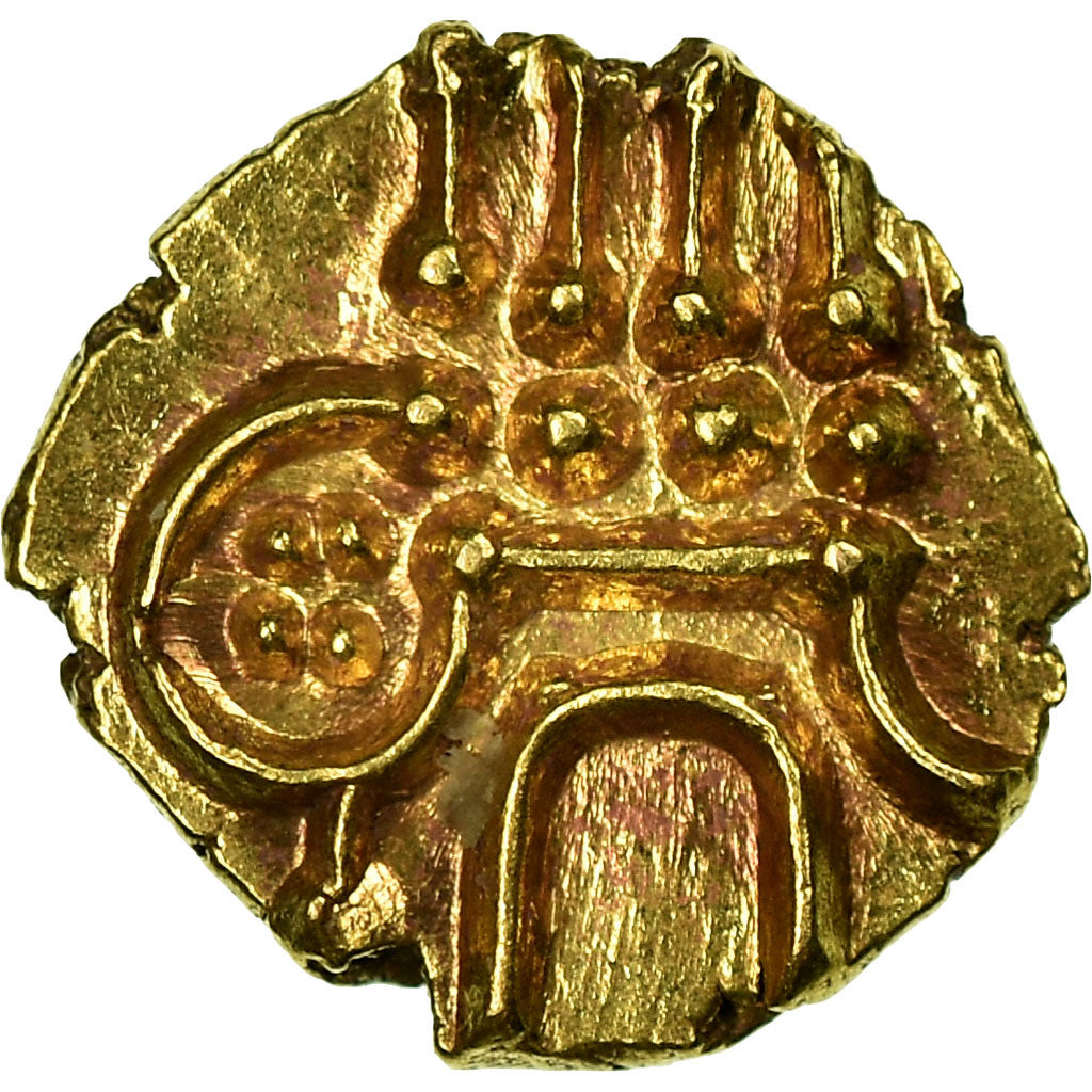 Coin, INDIA-PRINCELY STATES, COCHIN, Fanam, 1795-1850, AU(55-58), Gold, KM:10