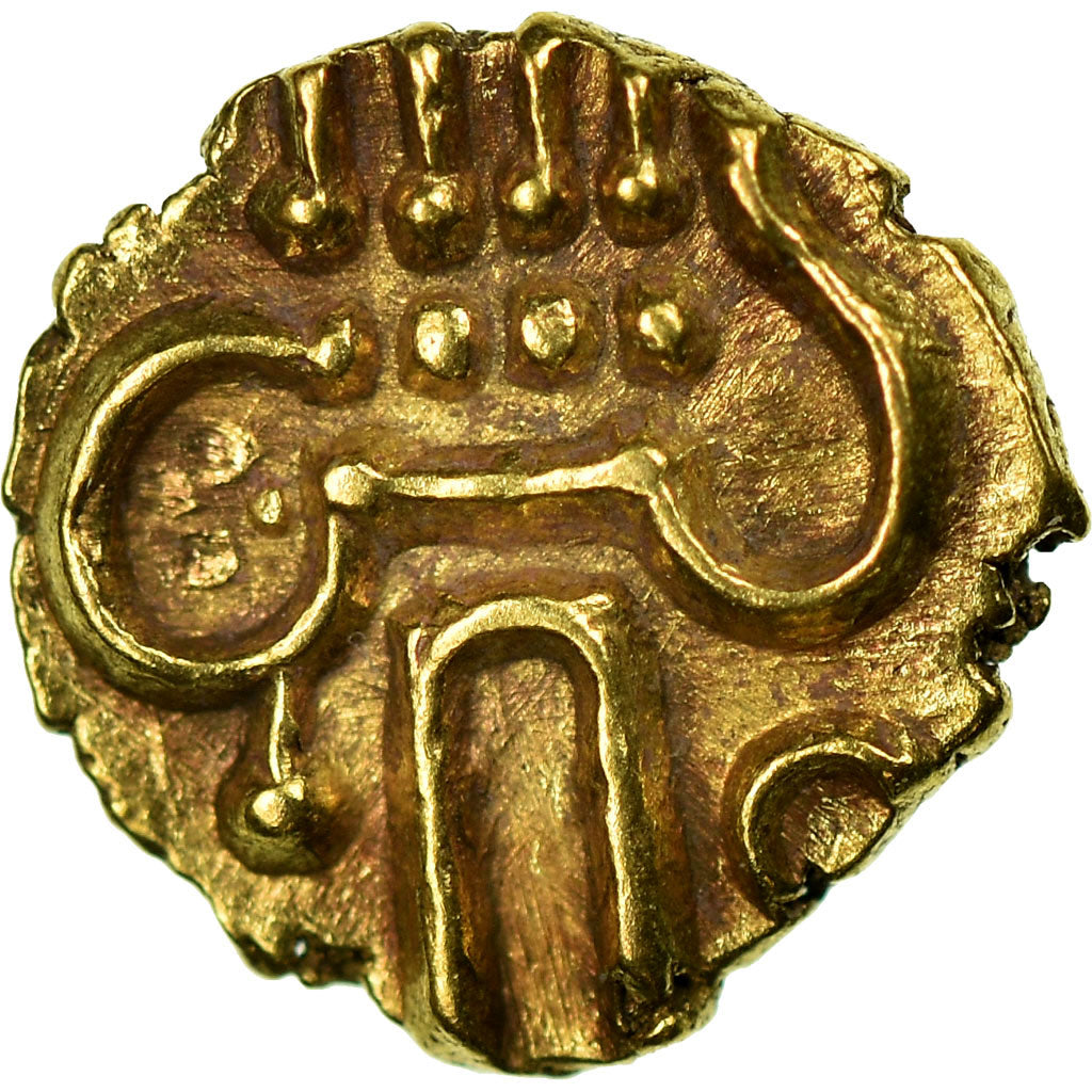 Coin, INDIA-PRINCELY STATES, COCHIN, Fanam, 1795-1850, AU(55-58), Gold, KM:10