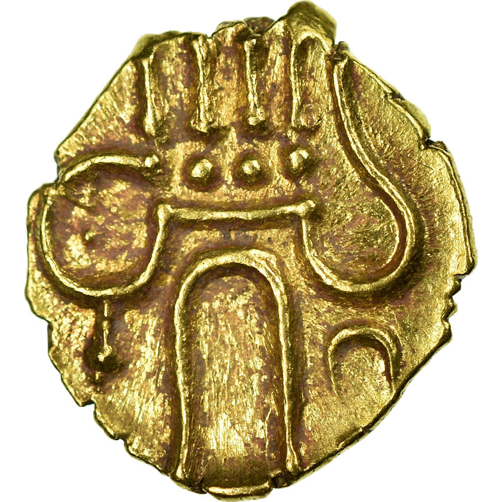 Münze, INDIA-PRINCELY STATES, COCHIN, Fanam, 1795-1850, VZ, Gold, KM:10
