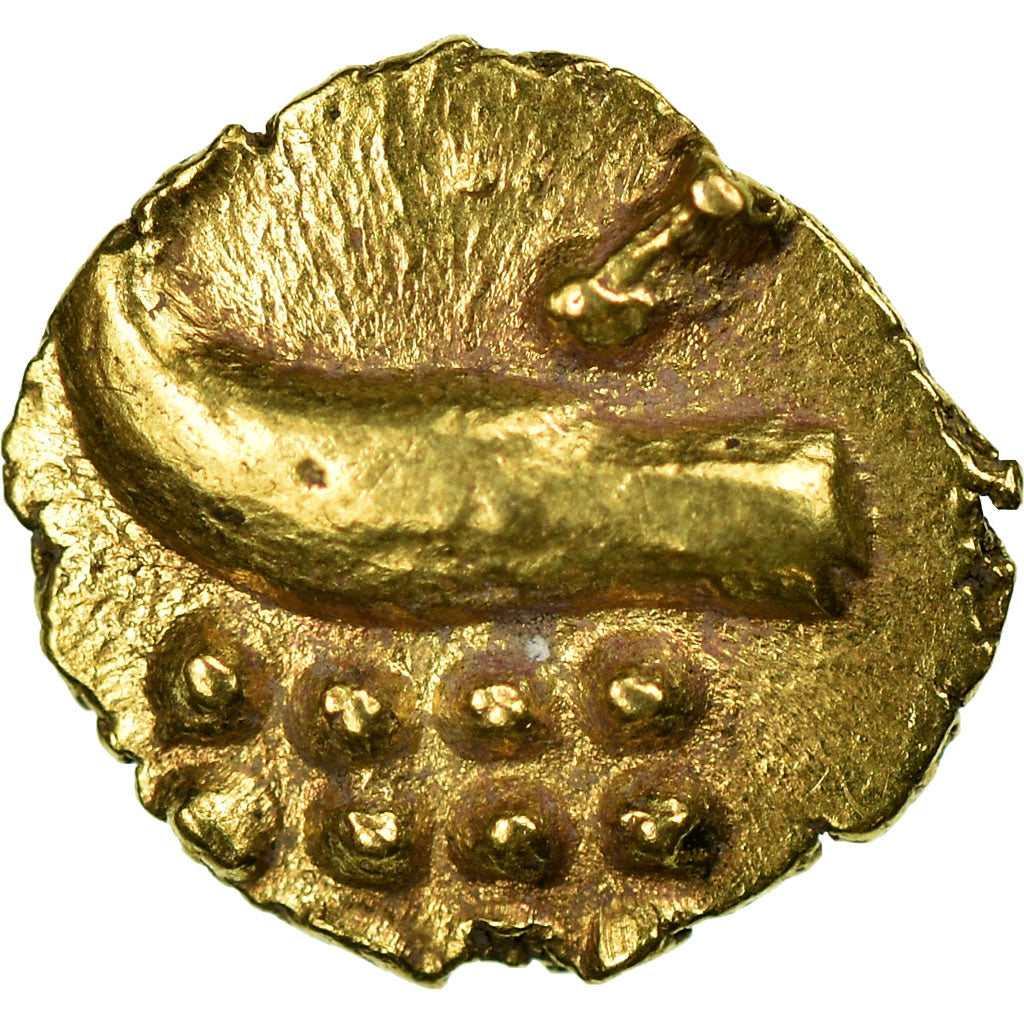 Moneta, INDIA - STATI PRINCIPESCHI, COCHIN, Fanam, 1795-1850, SPL-, Oro, KM:10