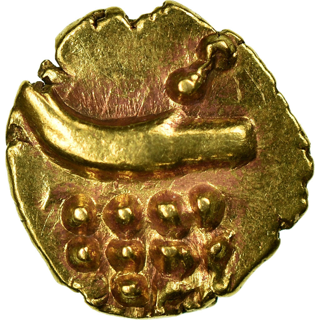 Moneta, INDIA - STATI PRINCIPESCHI, COCHIN, Fanam, 1795-1850, SPL-, Oro, KM:10