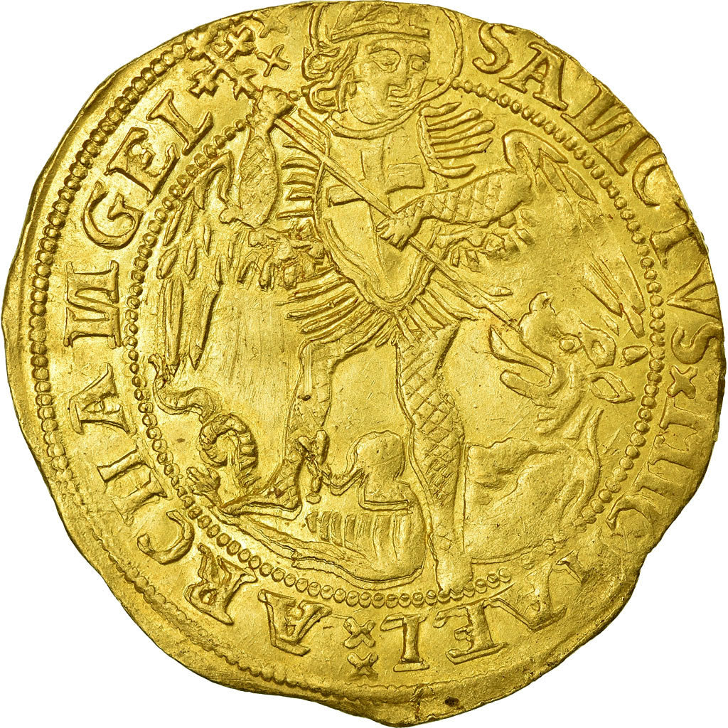 Coin, Netherlands, LIMBOURG, Margarethe von Brederode, Ange d'Or, Gold Angel