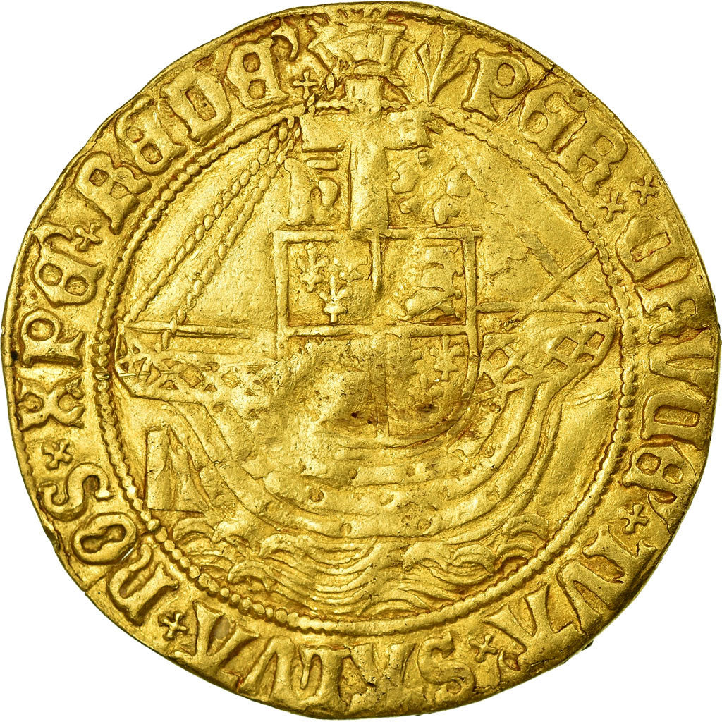 Monnaie, Grande-Bretagne, Henri VII (1485-1509), Gold Angel, 1495-1498, Londres