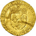 Monnaie, France, François Ier, Ecu d'or, Bayonne, 5th type, TB+, Or, Dy775