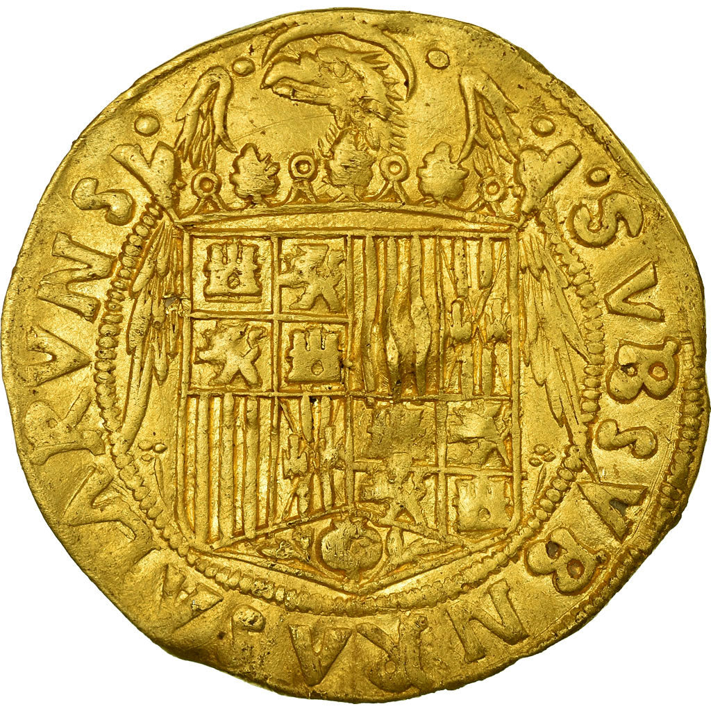 Coin, Spain, Andalousie, Ferdinand V and Isabel Ist, Double Excellentes, Circa