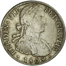 Moneda, México, Ferdinand VII, 8 Reales, 1809, Mexico City, BC+, Plata, KM:110