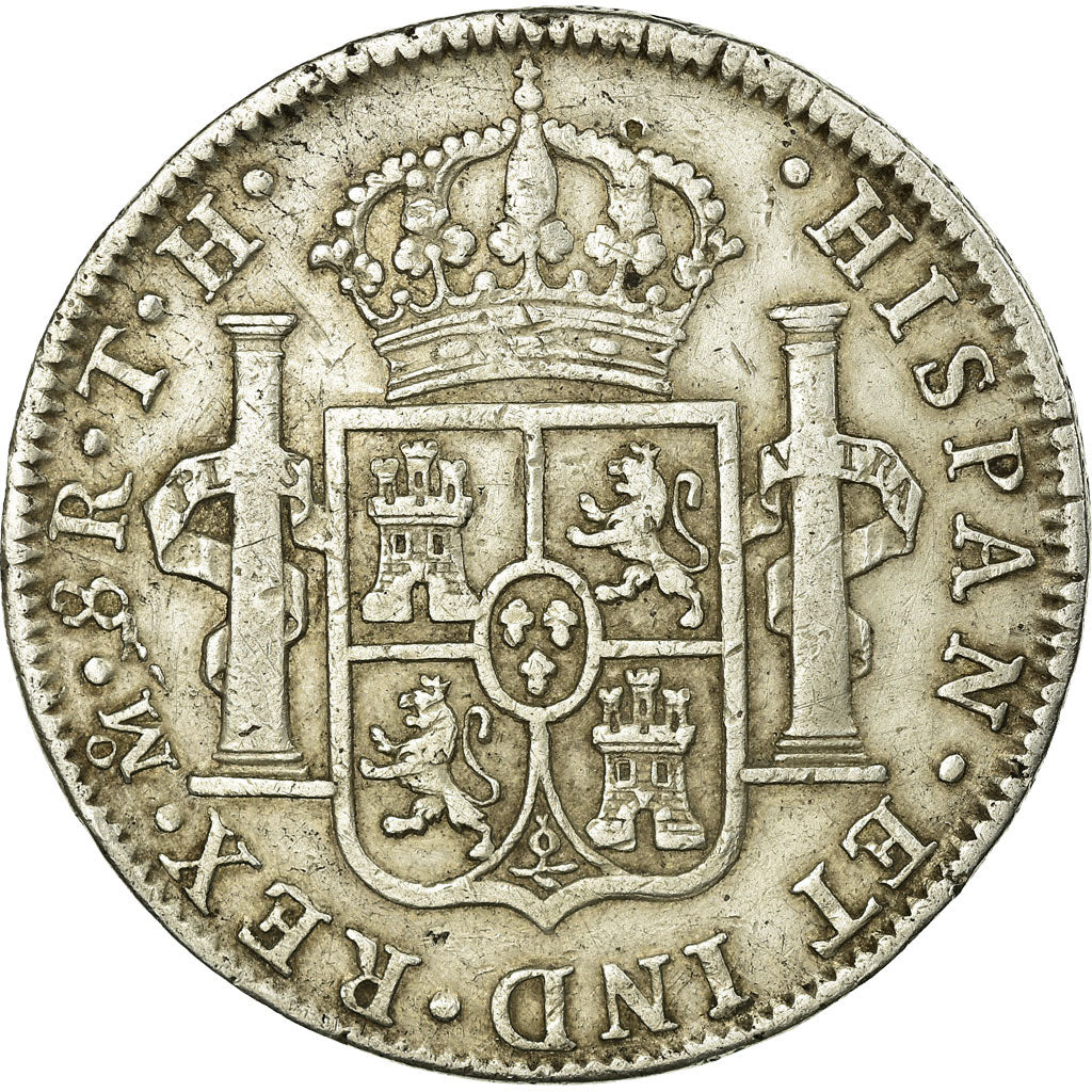 Moneda, México, Ferdinand VII, 8 Reales, 1809, Mexico City, BC+, Plata, KM:110