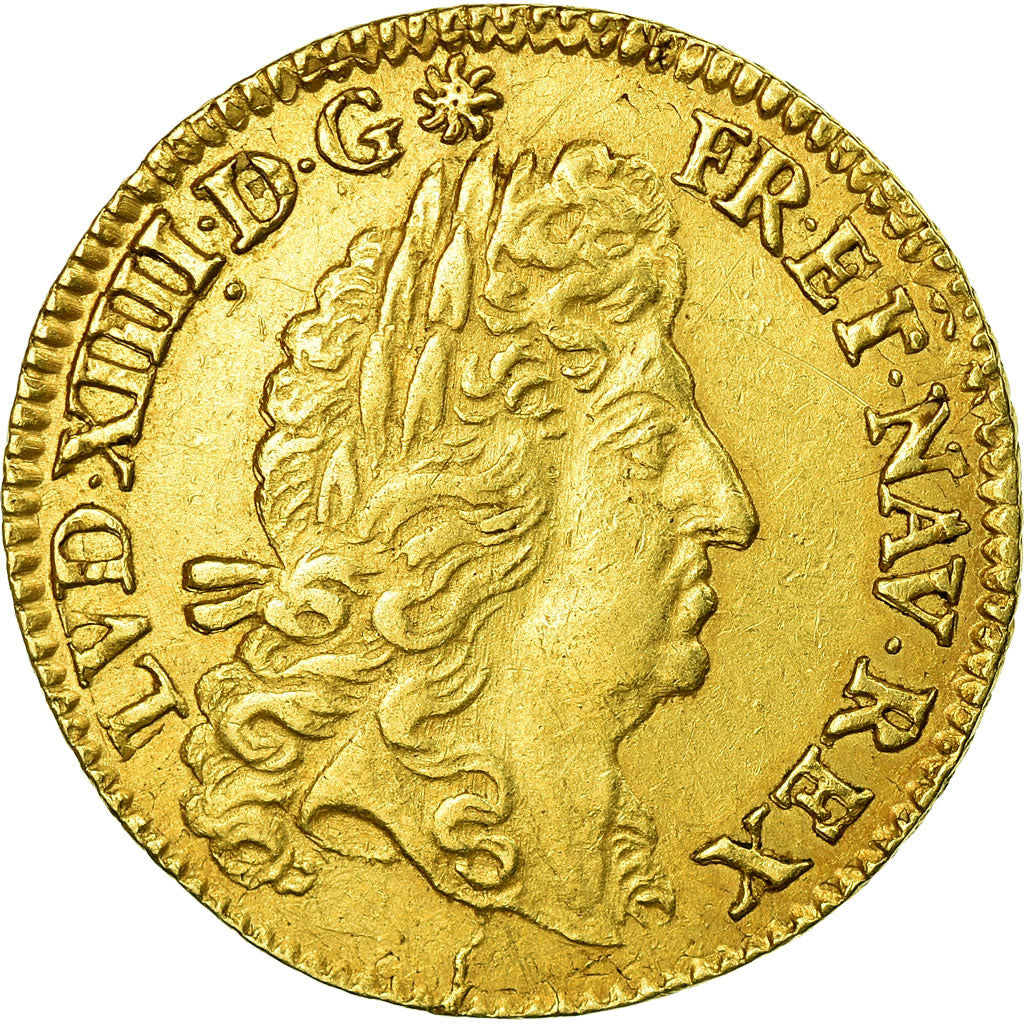 Moneta, Francja, Louis XIV, Louis d'or à l'écu, 1690, Paris, KM 278.1