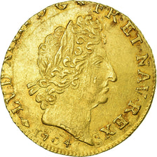 Coin, France, Louis XIV, Louis d'or aux insignes, 1704, Strasbourg, KM 365.3