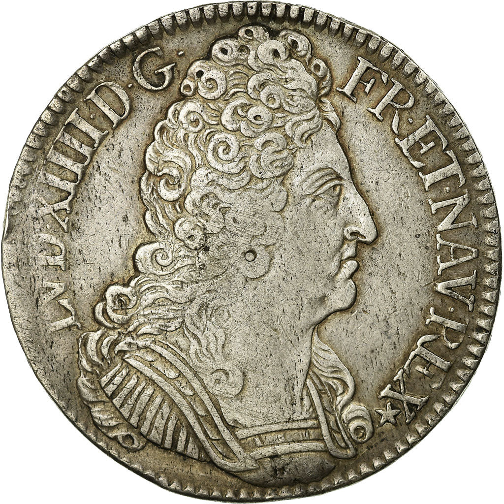 Munten, Frankrijk, Louis XIV, Écu aux 3 couronnes, Ecu, 1709, Paris, FR+