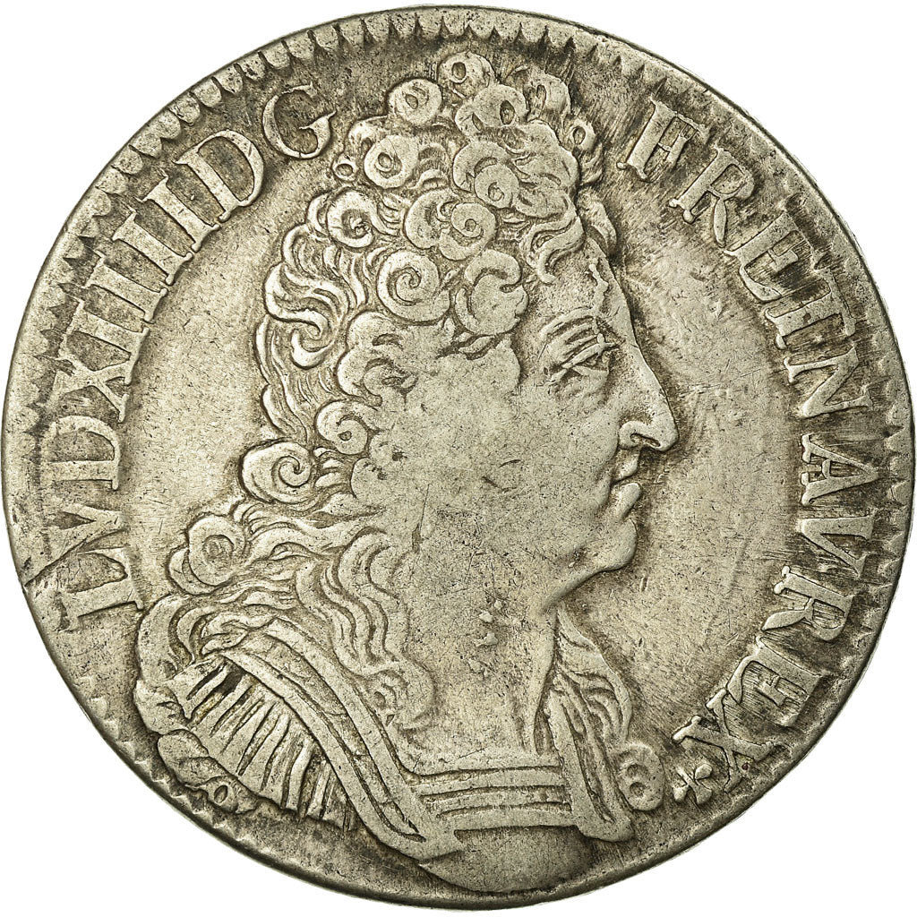 Münze, Frankreich, Louis XIV, Écu aux 3 couronnes, Ecu, 1709, Amiens, S+