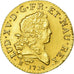 Moneta, Francja, Louis XV, Louis d'or Mirliton, grandes palmes, 1724 Toulouse