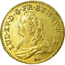 Coin, France, Louis XV, Louis d'or aux lunettes, 1734, Nantes, KM 489.20