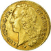 Coin, France, Louis XV, Double louis d'or au bandeau, 1758 Strasbourg, KM 519.4