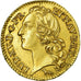 Coin, France, Louis XV, Louis d'or au bandeau, 1748, Paris, KM 513.1