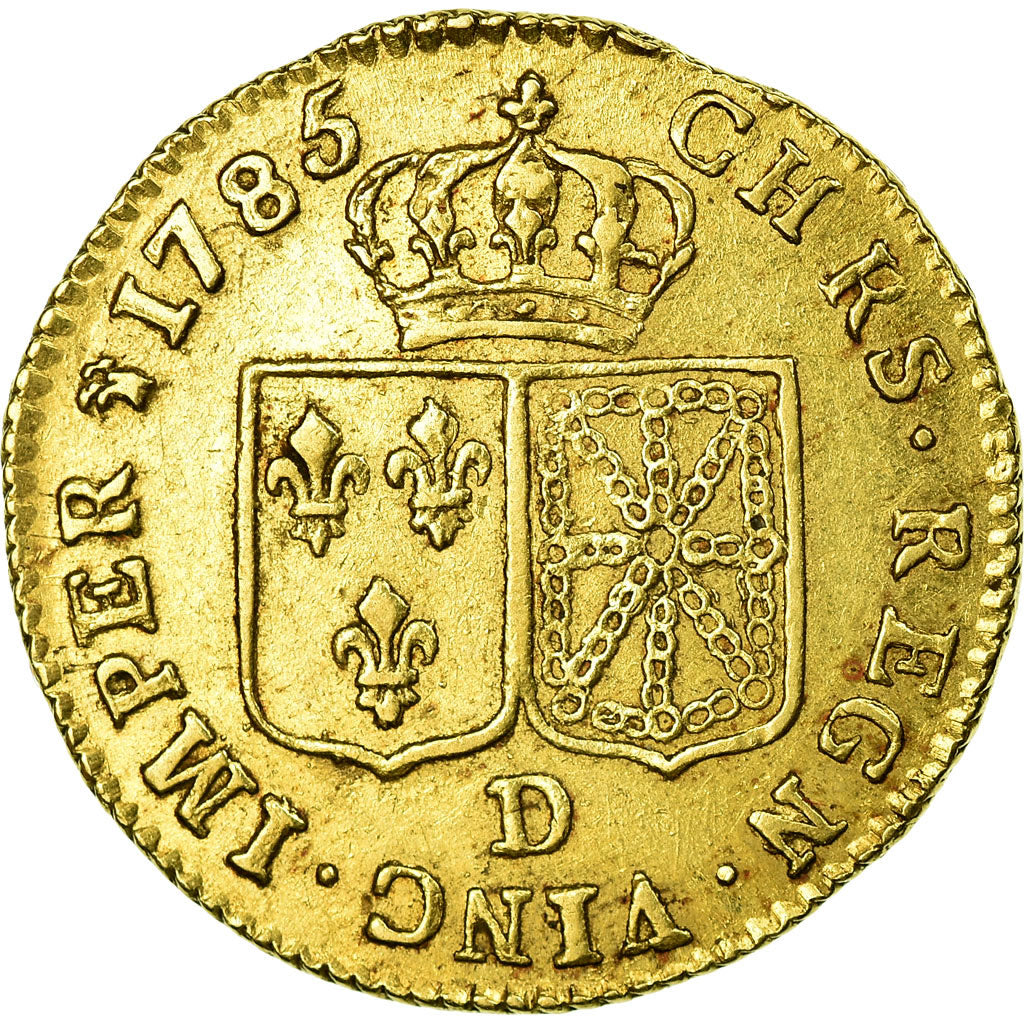 Coin, France, Louis XVI, Louis d'or à la tête nue, 1785, Lyon, KM 591.5