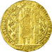 Moneta, Francja, Charles V, Franc à pied, AU(55-58), Złoto, Duplessy:360A