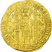 Moneta, Francja, Charles V, Franc à pied, AU(55-58), Złoto, Duplessy:360A