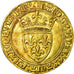 Moneta, Francja, Charles VI, Ecu d'or, AU(50-53), Złoto, Duplessy:369