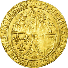 Monnaie, France, Henri VI de Lancastre, Salut d'or, Paris, TB+, Or