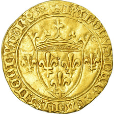 Coin, France, Charles VII, Ecu d'or, Toulouse, EF(40-45), Gold, Duplessy:511E