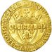 Moeda, França, Charles VII, Ecu d'or, Toulouse, EF(40-45), Dourado