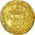 Moneta, Francja, Louis XI, Ecu d'or, Bordeaux, EF(40-45), Złoto, Duplessy 539A