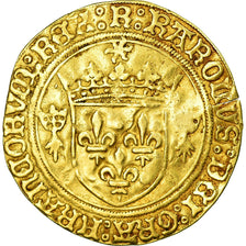 Moeda, França, Charles VIII, Écu d'or au soleil de Bretagne, Rennes