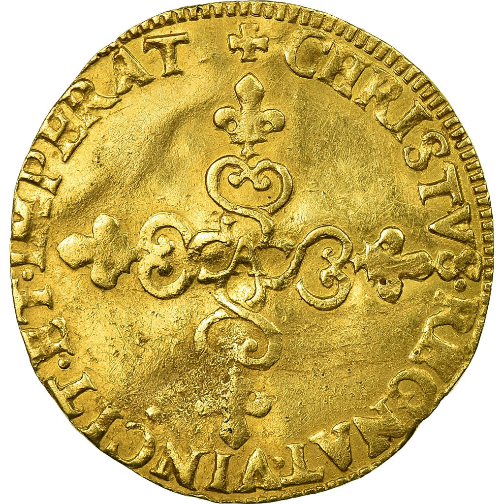 Coin, France, Louis XIII, Écu d'or, 1616, Paris, VF(30-35), Gold, KM 41.1