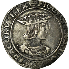 Coin, France, François Ier, Teston, Paris, 3rd type, EF(40-45), Silver