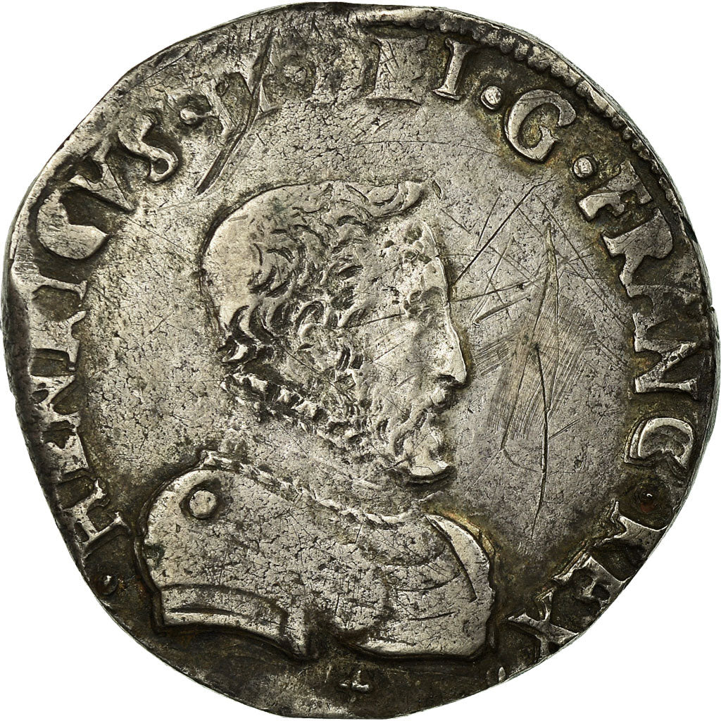 Coin, France, Charles IX, Teston du Dauphiné, 1561, Grenoble, VF(30-35)