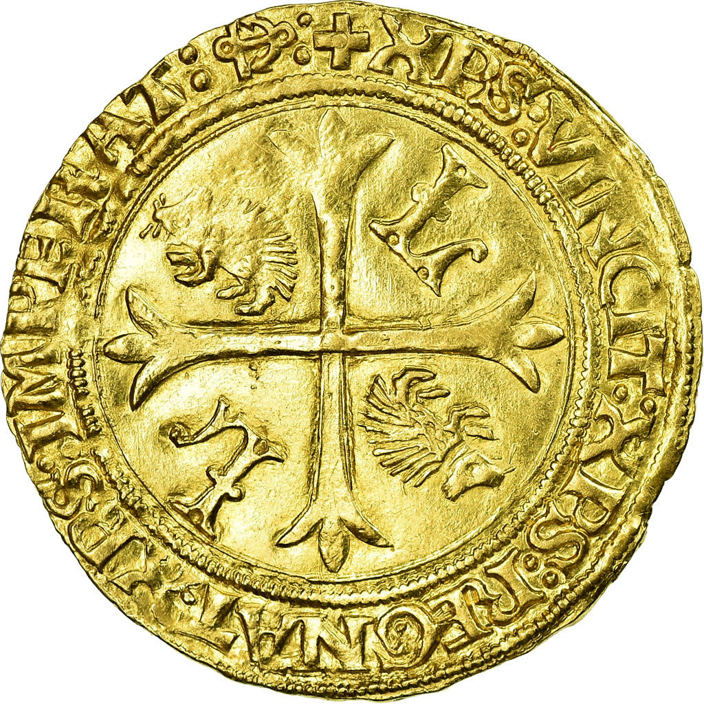 Münze, Frankreich, Louis XII, Ecu d'or aux Porcs-Epics, Bayonne, S+, Gold