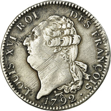 Münze, Frankreich, Écu de 6 livres françois, 1792, Paris, SS, KM 615.1
