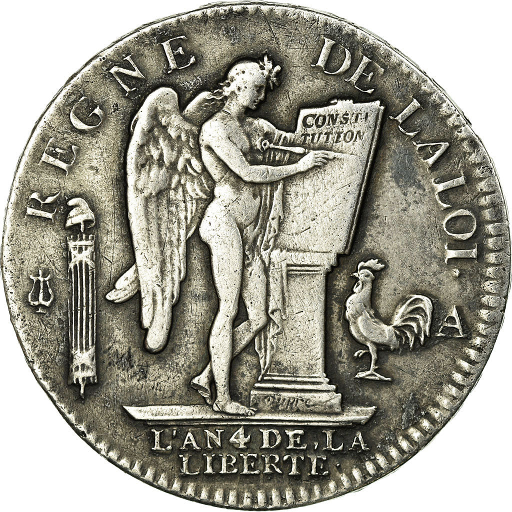 Münze, Frankreich, Écu de 6 livres françois, 1792, Paris, SS, KM 615.1