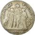 Coin, France, Union et Force, 5 Francs, 1796, Paris, VF(20-25), Silver