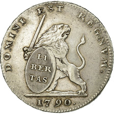 Munten, NEDERLANDS OOSTENRIJK, Lion Argent, Etats Belgique Unis, 1790, Brussels