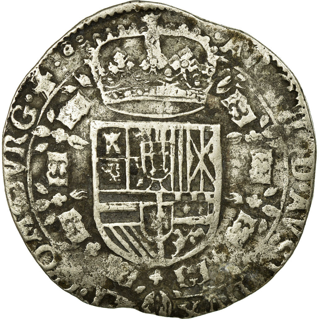Monnaie, FRENCH STATES, BURGUNDY, Philippe IV, Patagon, 1626, Dole, TB, Argent