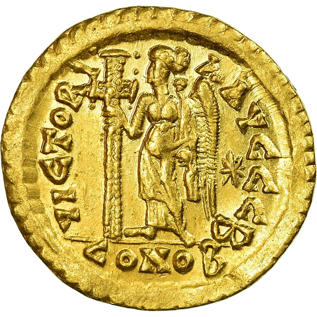 Coin, Leo I, Solidus, Constantinople, AU(55-58), Gold, RIC:605