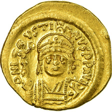 Coin, Justin II, Solidus, 565-578 AD, Constantinople, MS(60-62), Gold, Sear:345
