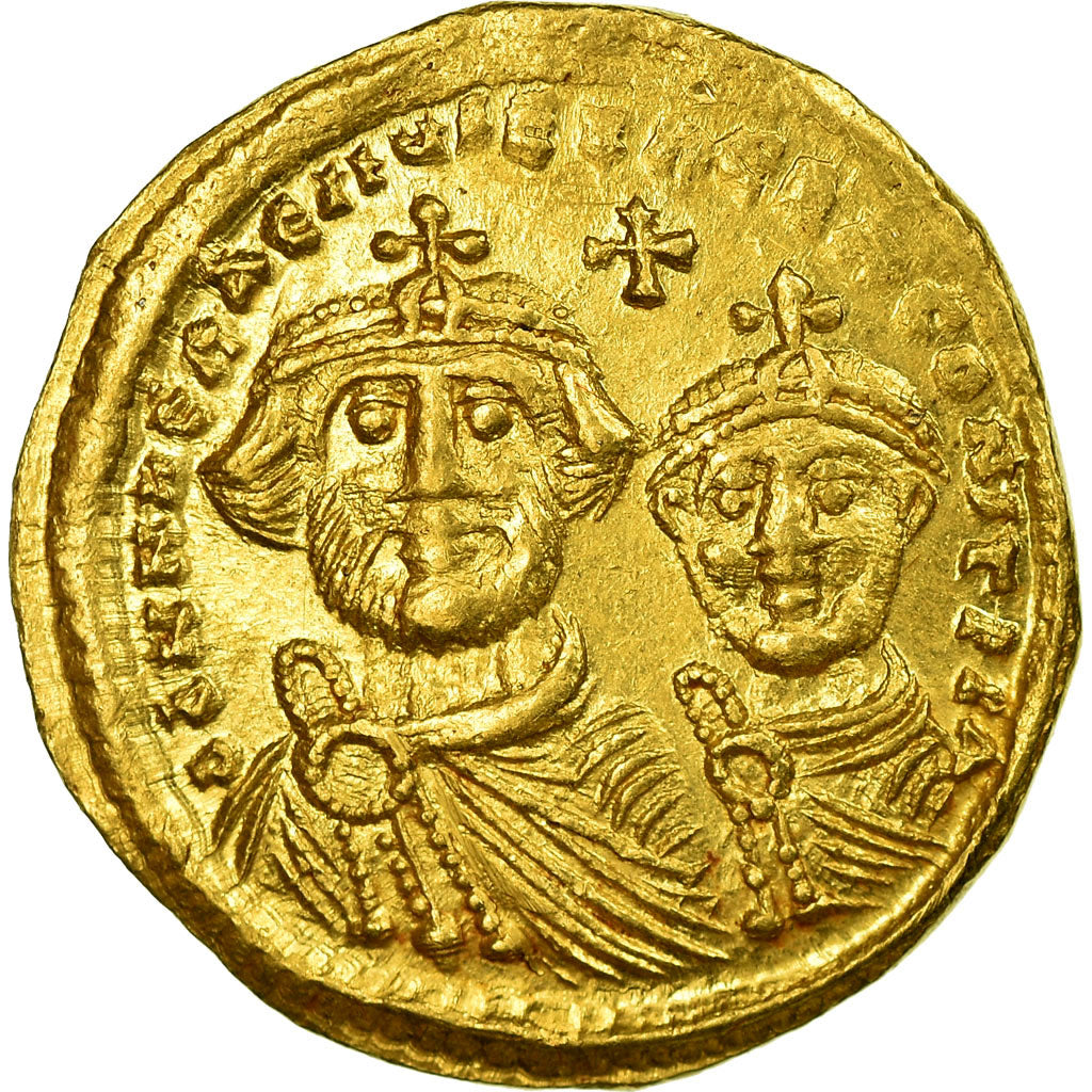 Heraclius, Solidus, 610-641 AD, Constantinople, Gold, Sear:743